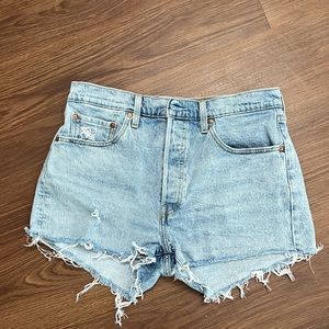 Levi’s 501 denim shorts, waist size 31